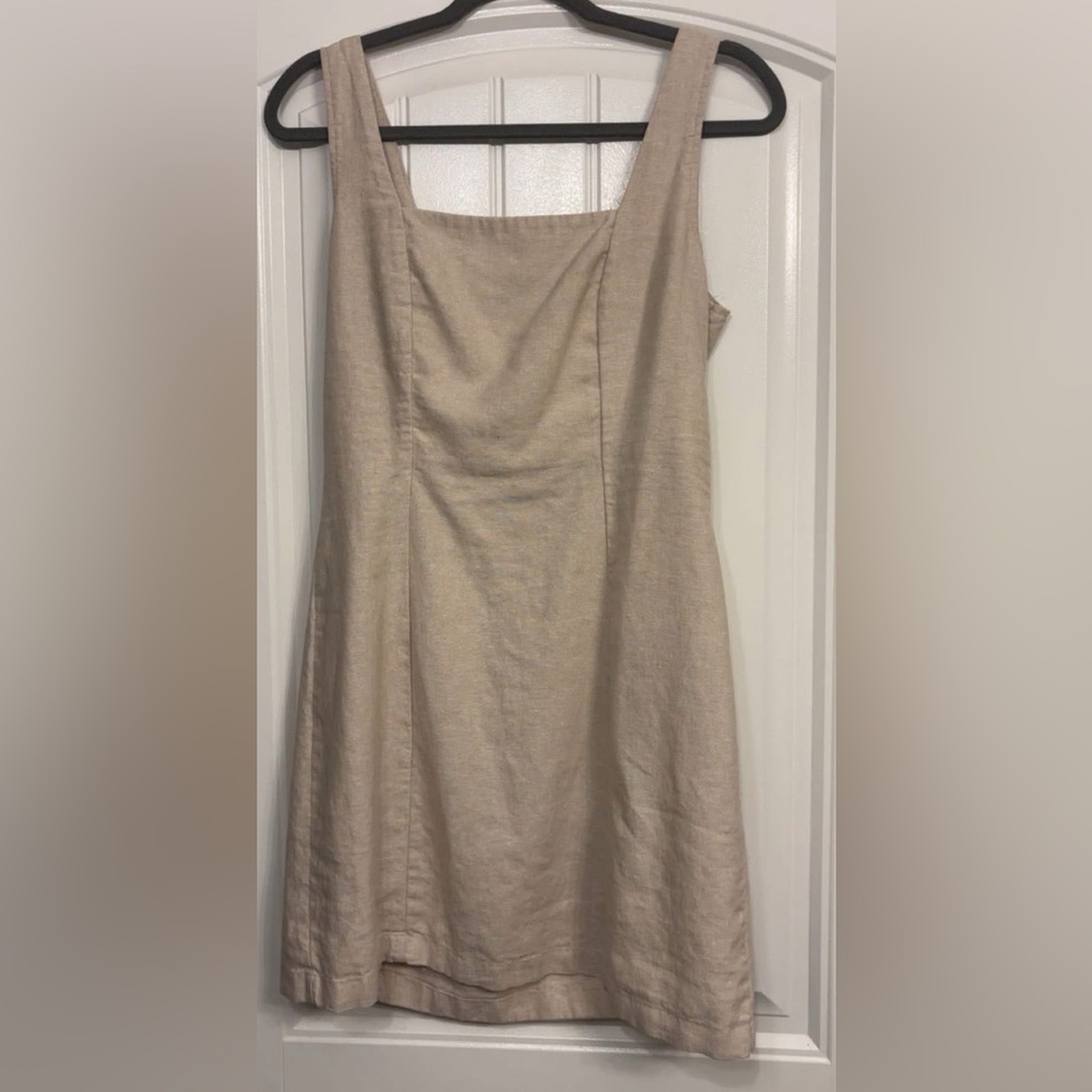 Old Navy Linen-Blend dress in Beige